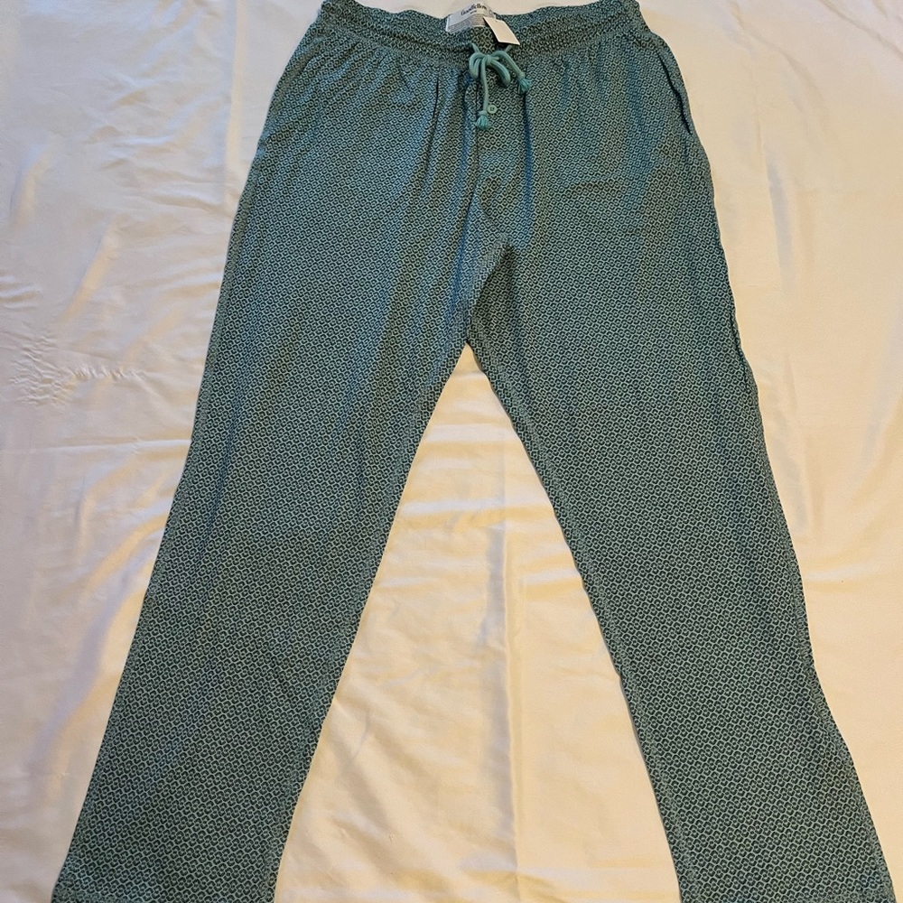 Goodfellow & Co Men's Green Patterned Pajama Pants